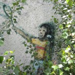 Grafiti mākslinieki pamanījušies viscaur Pripjatai sazīmēt savus darbiņus. Bandīti! Pripjata Černobiļa