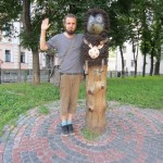 Ezītis miglā! Kijevā ir piemineklis ezītim miglā!!! Ezītis miglā kijeva