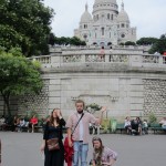 Sacré Cœur bazilika monmartrā. Skaisti, nu! Parīze Monmartra