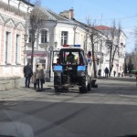 Vitebskas miliču operatīvais transports. Šeit no policijas labāk nemēģināt bēgt.