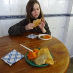 Lūk, kā man lūpas spīd no taukiem.