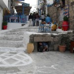 Seit vienkārši skaista iela. Vērīgie pamanīs, ka attēlā esmu redzams arī es. Kos sala Griekija Kosas sala Griekija