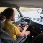 Pierādījums tam, ka es arī stūrēju. Negribu, lai kāds padomātu, ka esmu slinks liekēdis! Ne, ne! Harijs Egliens