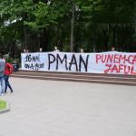 Atkal trāpījāmies uz demonstrāciju. Šeit vietējie jaunieši aicina pievienoties (vai protestē pret nepievienošanos) Rumānijai. 16. maijā jāiet uz tusiņu, kur viss tiks pastāstīts un paskaidrots smalkāk.