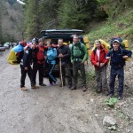 Lūk, mūsu krava pilnā komplektācijā.