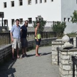 Lejā pie upes satiekam savus pagājušās nedēļas vāciešu draugus! Paskat, cik pasaule maza!