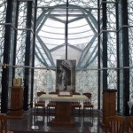 Arī supermoderna baznīciņa!