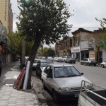 Pirms pāris dienām caučsērfingā sazinājāmies ar kādu labsirdīgu Šīrāzas kungu, kurš mums ieteica lētāko gesthausu ar vaifajiem visā Šīrāzā, turklāt sarunāja vēl atlaidi. Šodien tad pienācis laiks šo kungu satikt. Satikām viņu pie Hāfeza kapenēm un tagad dodamies apskatīt pilsētu. Redzi to kungu zilajā t-kreklā? Aha, tas tad arī ir mūsu čomiņš. Viņš iet ātrā gaitā un kādus metrus 10-15 mums priekšā. Kungs tiešām ļoti mīļš, bet īberīgs bez gala!