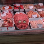 Kontrastam - maltā gaļa Berlīnes lielveikalā.