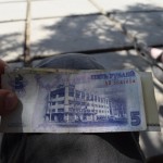 Uz Piedņestras piecu rubļu naudas zīmes attēlota Kvint ražotne. Šņabja nauda!